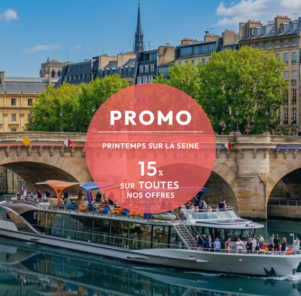 Promo Printemps sur la Seine — 15% sur toutes nos offres